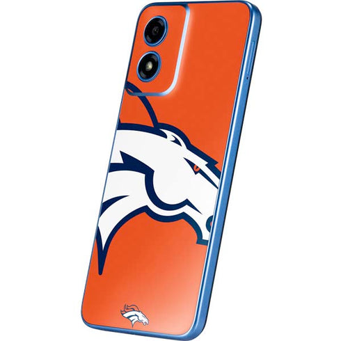 NFL Denver Broncos Large Logo Moto G Play 4G (2024) Skin