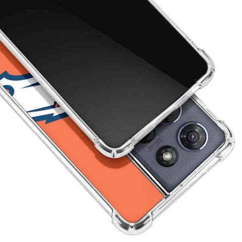 NFL Denver Broncos Large Logo Moto G Power 5G (2025) Clear Case
