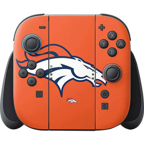 NFL Denver Broncos Large Logo Nintendo Skins