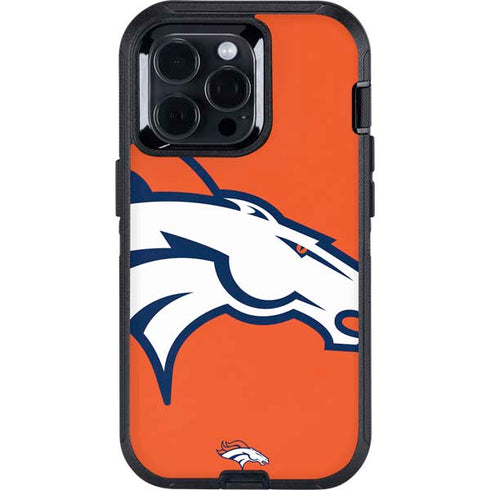 NFL Denver Broncos Large Logo Otterbox Defender iPhone Skin