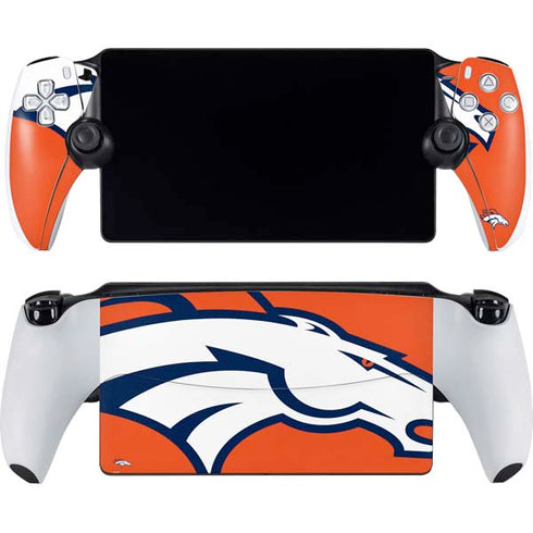 NFL Denver Broncos Large Logo PlayStation Portal Remote Player Skin