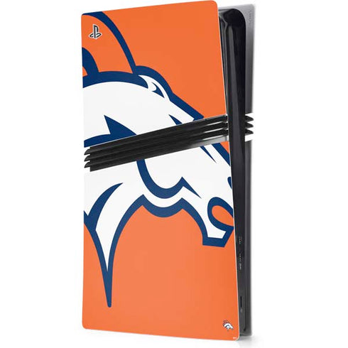 NFL Denver Broncos Large Logo PS5 Pro Console Skin