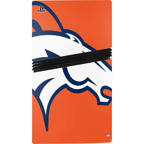 NFL Denver Broncos Large Logo PS5 Pro Console Skin
