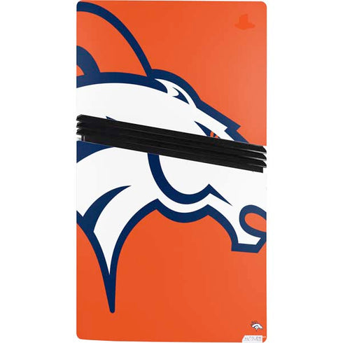 NFL Denver Broncos Large Logo PS5 Pro Console Skin