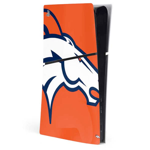NFL Denver Broncos Large Logo PS5 Slim Digital Edition Console Skin