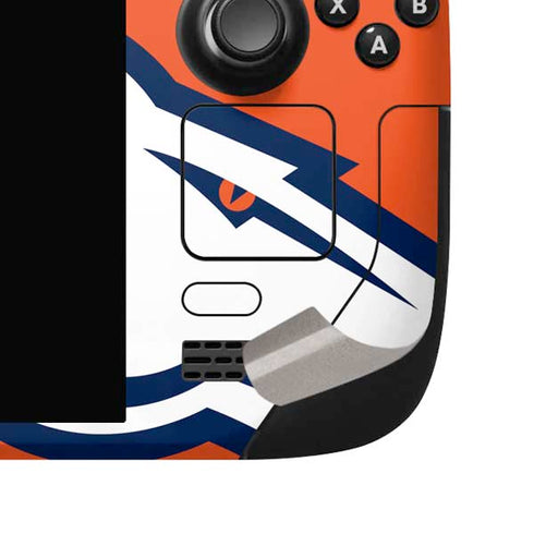 NFL Denver Broncos Large Logo Steam Deck Handheld Gaming Computer OLED Skin