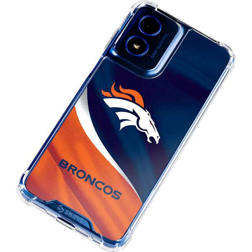NFL Denver Broncos Moto G 5G (2024) Clear Case