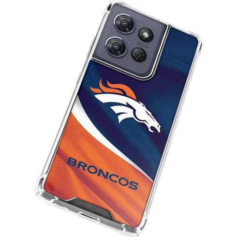 NFL Denver Broncos Moto G Play 5G (2025) Clear Case