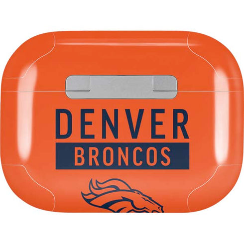 NFL Denver Broncos Orange Performance Series AirPods Skins