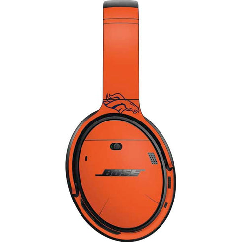 NFL Denver Broncos Orange Performance Series Bose QuietComfort 35 Headphones Skin