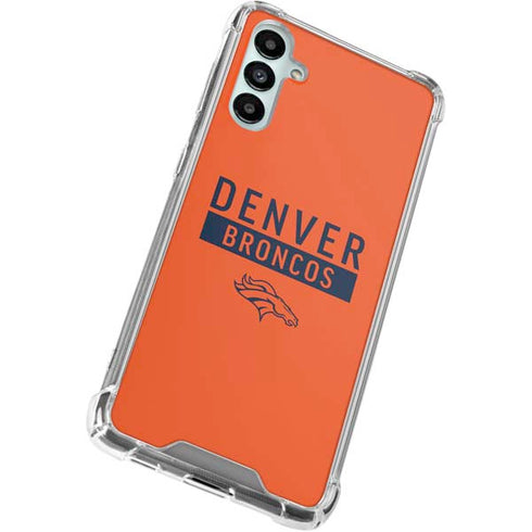 NFL Denver Broncos Orange Performance Series Gabb Phone 4 Clear Case