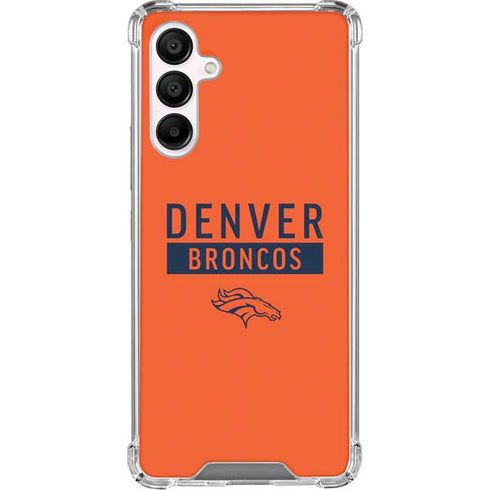 NFL Denver Broncos Orange Performance Series Galaxy A16 5G Clear Case