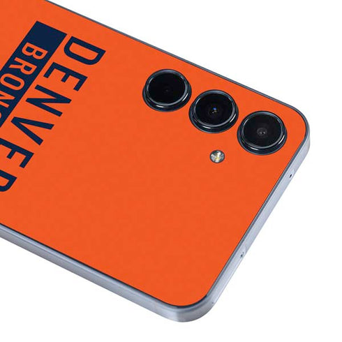 NFL Denver Broncos Orange Performance Series Galaxy A35 5G Skin