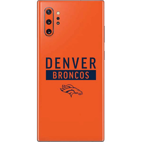 NFL Denver Broncos Orange Performance Series Galaxy Note 10 Plus Skin