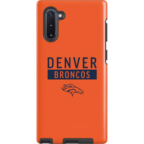 NFL Denver Broncos Orange Performance Series Galaxy Cases