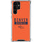 NFL Denver Broncos Orange Performance Series Galaxy S23 Ultra Clear Case