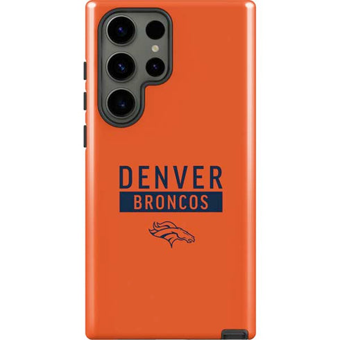 NFL Denver Broncos Orange Performance Series Galaxy S23 Ultra Pro Case