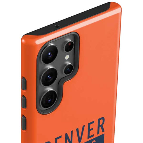 NFL Denver Broncos Orange Performance Series Galaxy S23 Ultra Pro Case