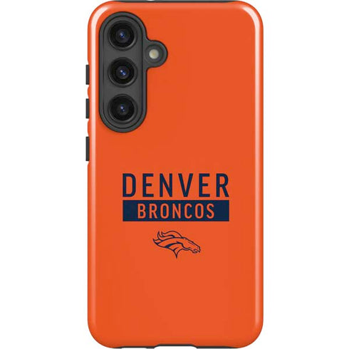 NFL Denver Broncos Orange Performance Series Galaxy S25 Impact Case