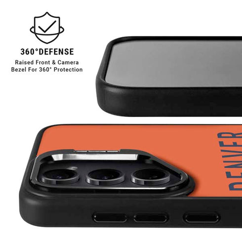 NFL Denver Broncos Orange Performance Series Galaxy S24 Plus Kickstand Case
