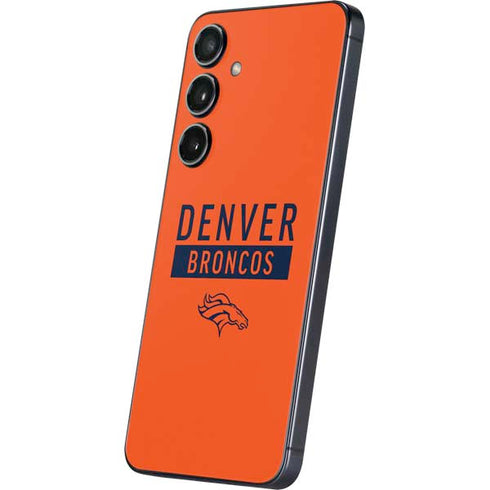 NFL Denver Broncos Orange Performance Series Galaxy S25 Plus Skin