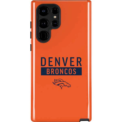 NFL Denver Broncos Orange Performance Series Galaxy S25 Ultra Impact Case