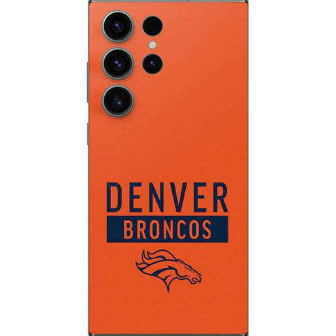 NFL Denver Broncos Orange Performance Series Galaxy S25 Ultra Skin