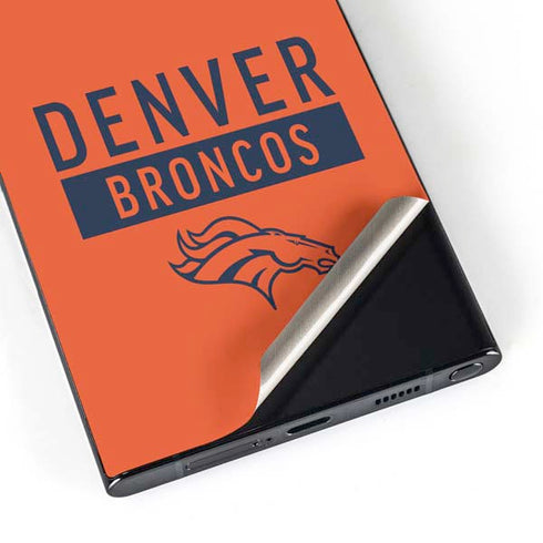 NFL Denver Broncos Orange Performance Series Galaxy S25 Ultra Skin