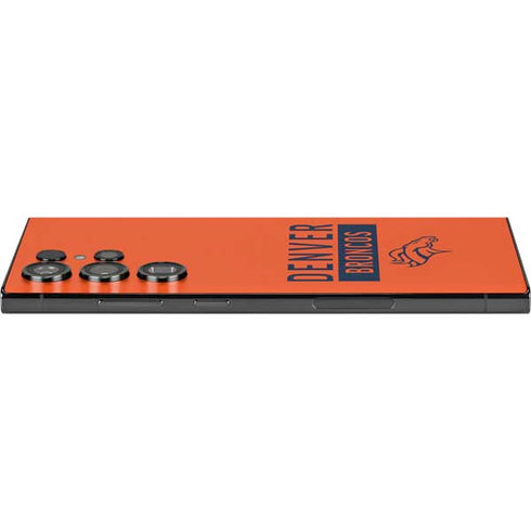 NFL Denver Broncos Orange Performance Series Galaxy S25 Ultra Skin