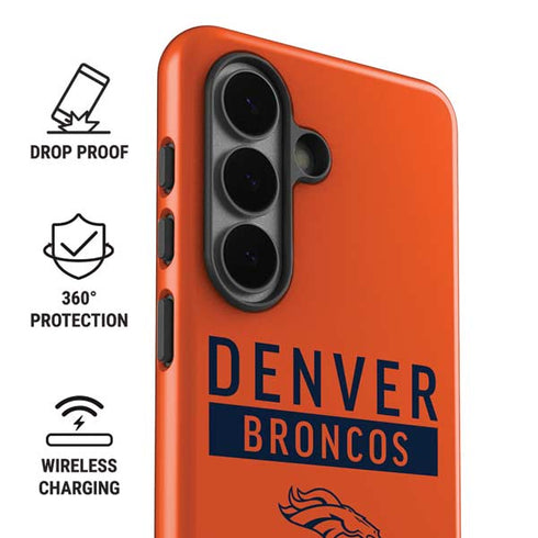 NFL Denver Broncos Orange Performance Series Galaxy S26 Impact Case