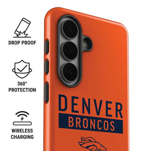NFL Denver Broncos Orange Performance Series Galaxy S26 Plus Impact Case
