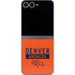 NFL Denver Broncos Orange Performance Series Galaxy Z Flip6 Skin