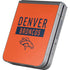 NFL Denver Broncos Orange Performance Series Galaxy Z Flip6 Skin