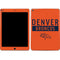 NFL Denver Broncos Orange Performance Series iPad Skins