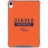 NFL Denver Broncos Orange Performance Series iPad 11th Gen (2025) Clear Case