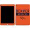 NFL Denver Broncos Orange Performance Series Apple iPad Skin