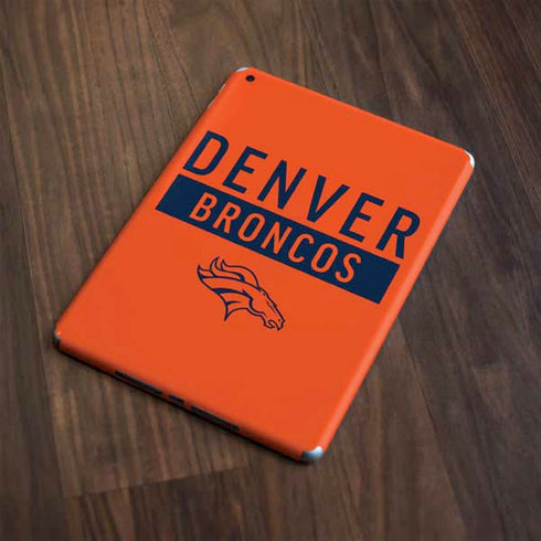 NFL Denver Broncos Orange Performance Series Apple iPad Skin