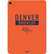 NFL Denver Broncos Orange Performance Series Apple iPad Air Skin