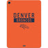 NFL Denver Broncos Orange Performance Series Apple iPad Air Skin