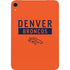 NFL Denver Broncos Orange Performance Series Apple iPad Mini Skin