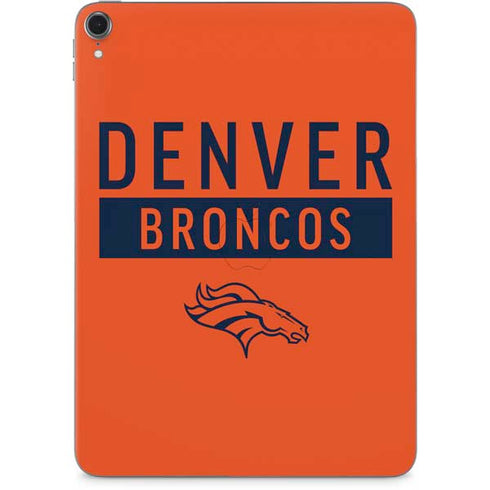 NFL Denver Broncos Orange Performance Series Apple iPad Pro Skin