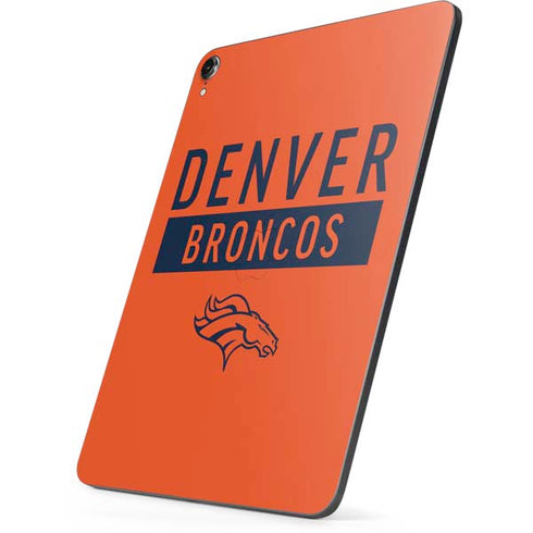 NFL Denver Broncos Orange Performance Series Apple iPad Pro Skin
