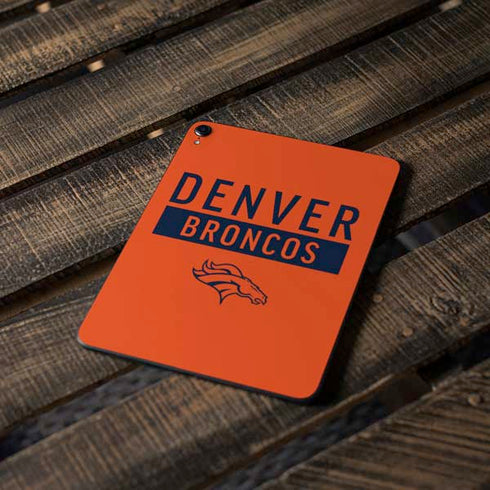 NFL Denver Broncos Orange Performance Series Apple iPad Pro Skin