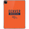 NFL Denver Broncos Orange Performance Series iPad Pro 11in (2024) Clear Case