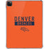 NFL Denver Broncos Orange Performance Series iPad Pro 11in (2024) Clear Case
