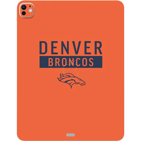 NFL Denver Broncos Orange Performance Series iPad Pro 13in M4 (2024) Skin