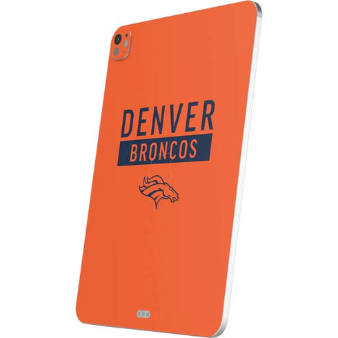 NFL Denver Broncos Orange Performance Series iPad Pro 13in M4 (2024) Skin