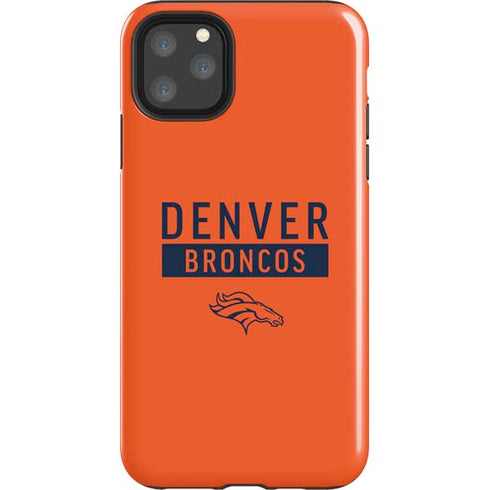 NFL Denver Broncos Orange Performance Series iPhone Cases