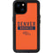 NFL Denver Broncos Orange Performance Series iPhone 15 Plus Waterproof Case