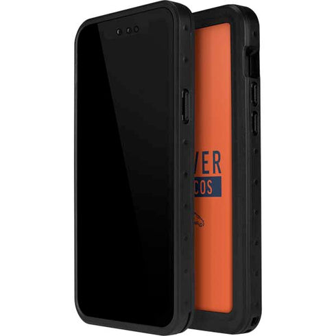 NFL Denver Broncos Orange Performance Series iPhone 15 Plus Waterproof Case